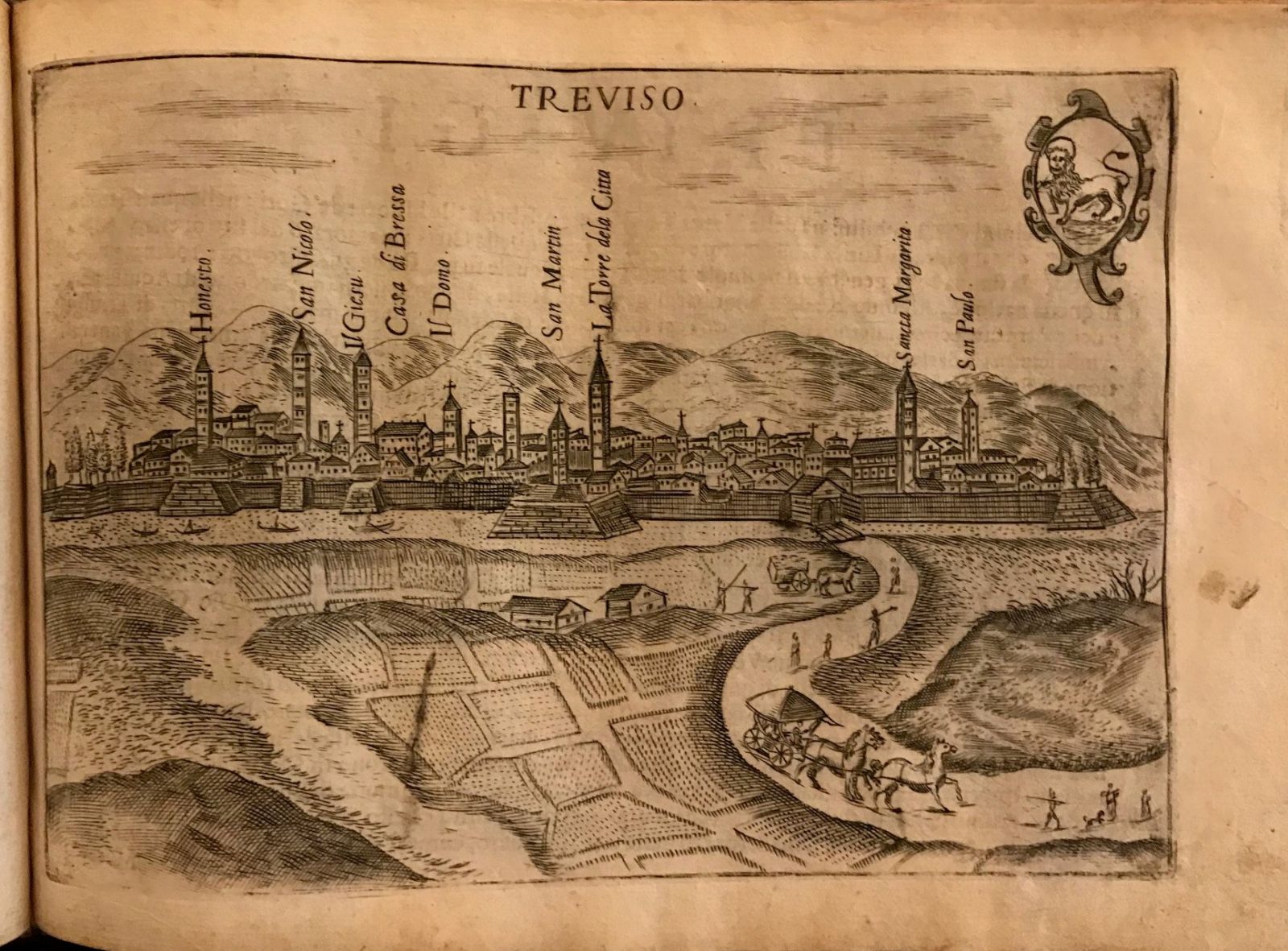 Bertelli Italy city views atlas Pontes Maps